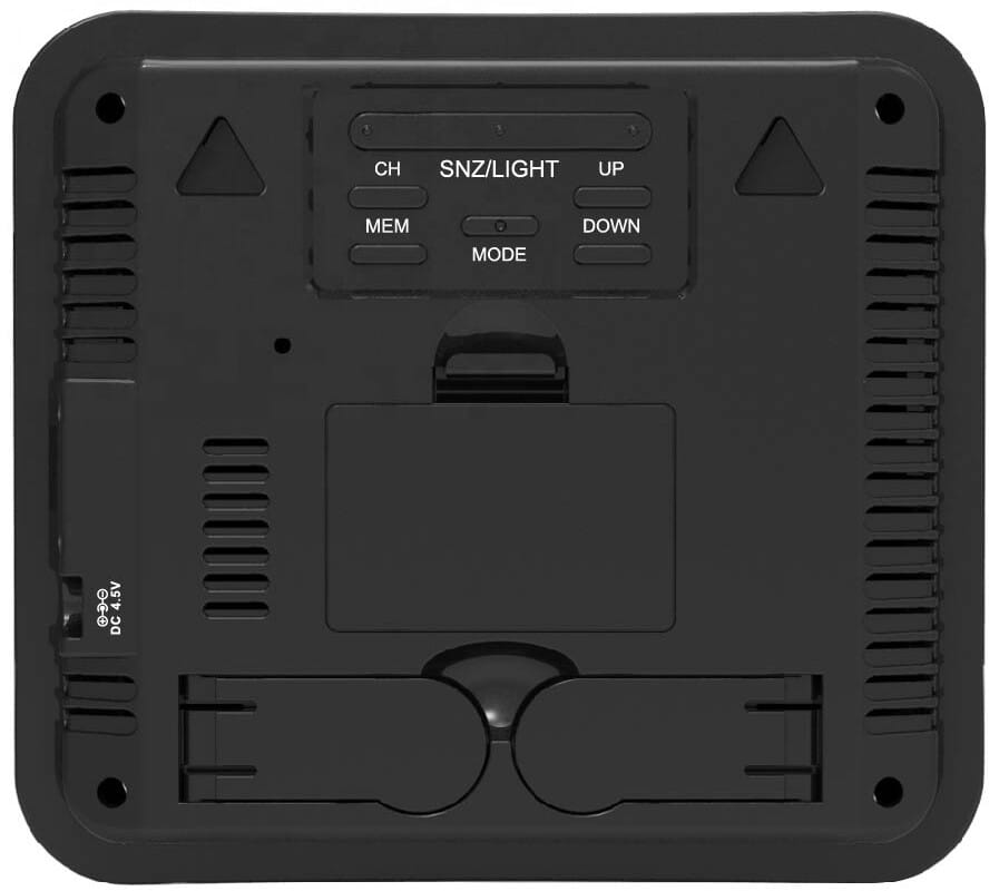 YD8266WUK-BL Weather Forecast Station Including 3 Wireless Temperature & Humidity Sensors